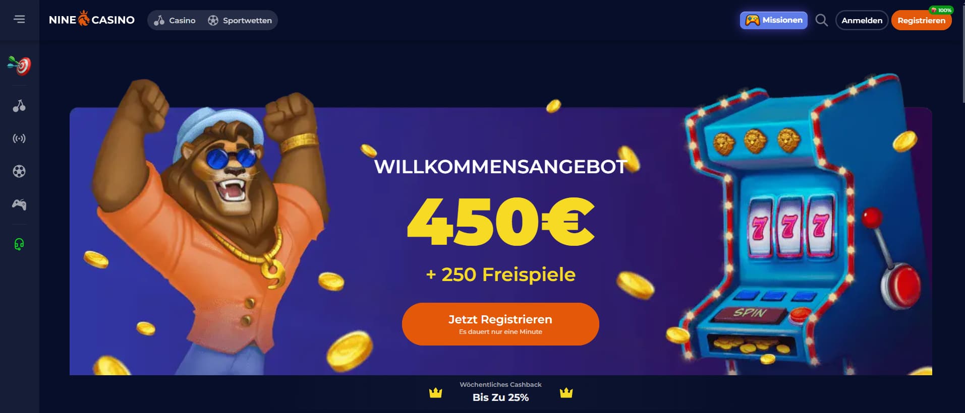 Nine Casino Überprüfung