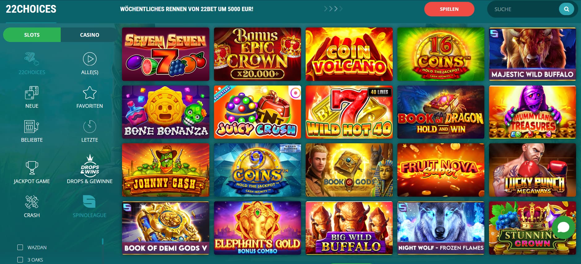 22Bet Casino im Test